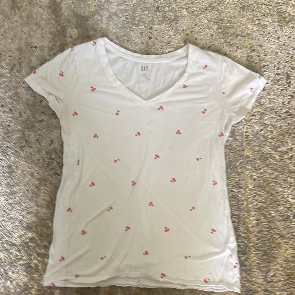 Cherry Print Top